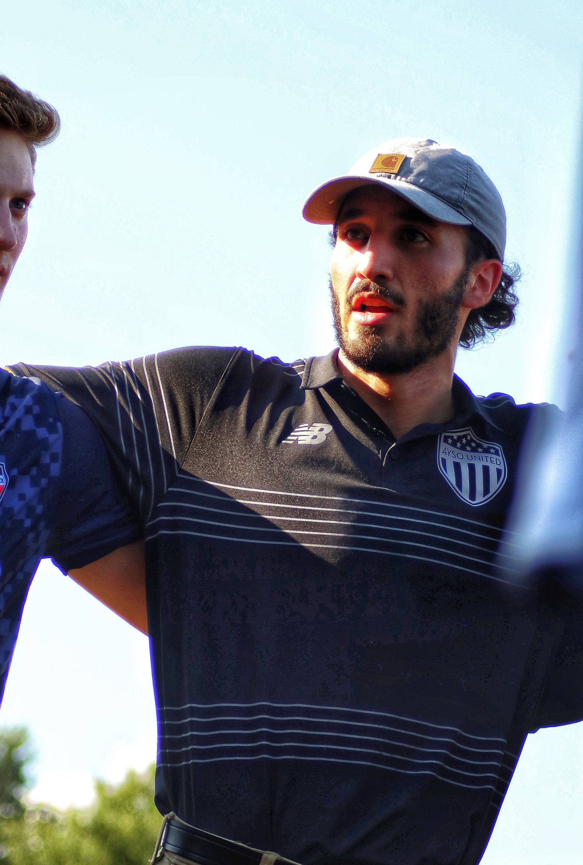 Giancarlo coaching AYSO United